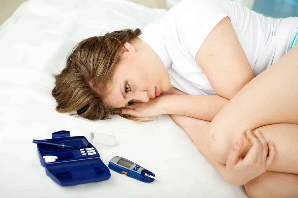 Diabetes mellitus can lead to hypoglycemia, which is accompanied by severe weakness
